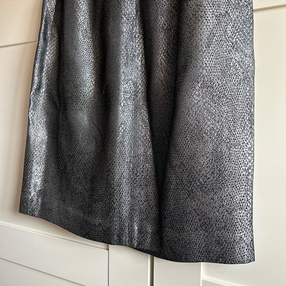 Barami Couture vintage faux snakeskin metallic pencil skirt, NWT, size 2 - Picture 11 of 13